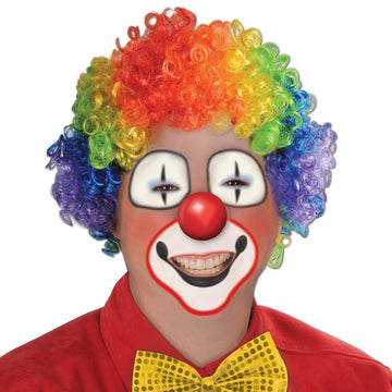 Beistle Rainbow Clown Wig 1 Count