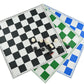 Playminds 18 X 18 Professional Tournament Chess Set With Green,Black Blue Vinyl Foldable Chess Board Game With Solid Plastic