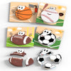Wooden Puzzles For Toddlers 2-4 | Sports Puzzles | Wood Puzzles For Kids, Toddler Sports Toys For Toddlers, Basketball Toy, Foot