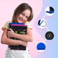 TECJOE LCD Writing Tablet - 10" Colorful Doodle Board for Kids, Dark Blue Magenta, Model H10A, Ideal Learning Toy for Ages 3-6