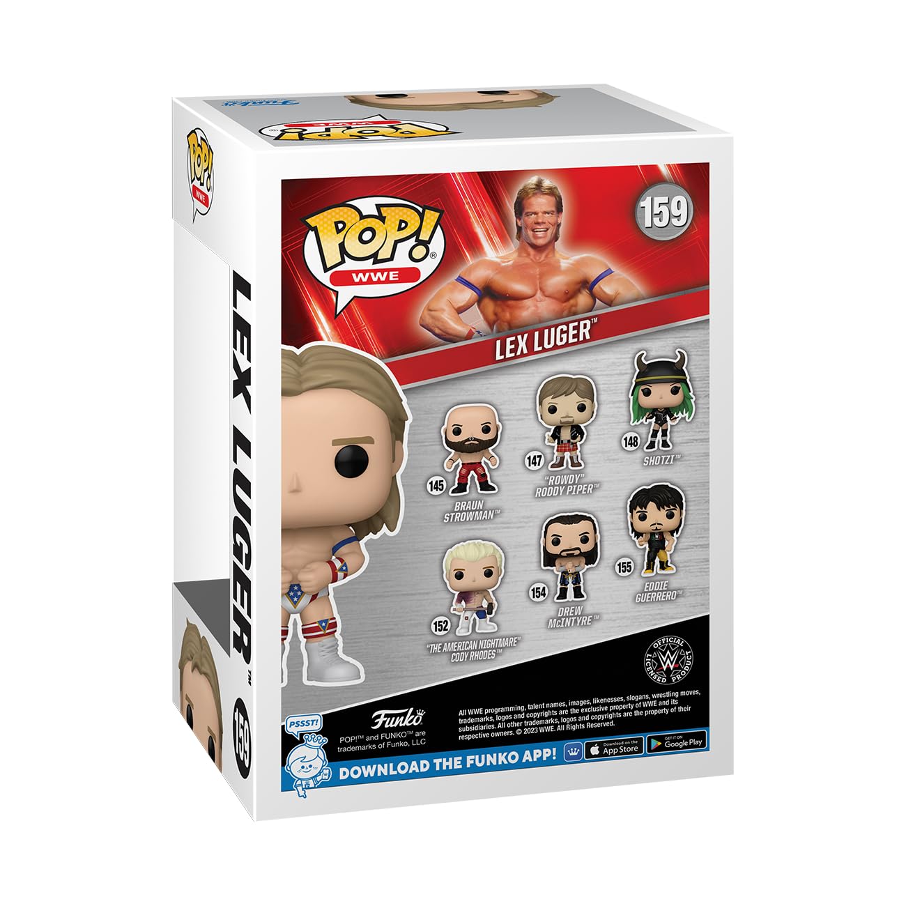 Funko POP! WWE Lex Luger Collectible Vinyl Figure - Multicolor - Model 79621 - Perfect Gift for Kids & Adults - Sports Fans