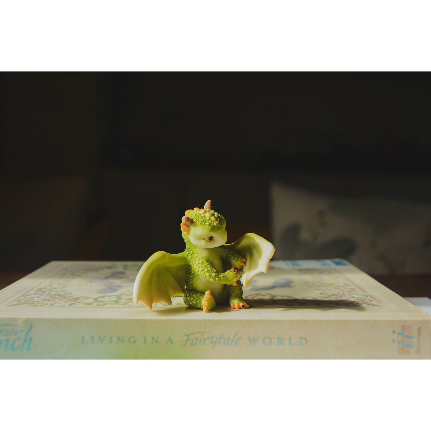 Top Collection Rex The Green Dragon - Mini Collectible Fantasy Figurine (Live To Fight Another Day)