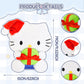 Coaqac 8-Inch Christmas Cat Plush Toy - Perfect, Christmas Decorations, And Stocking Stuffers