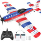 Deerc Rc Plane 3 Channel P51D Mustang Remote Control Airplane Fighter Toys,2.4Ghz 6-Axis Gyro Stabilizer Rtf Glider Aircraft Pla
