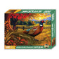 Springbok 500 Piece Jigsaw Puzzle - Golden Fields Pheasant in Fall Scene - Unique Cut Cardboard - 18x23.5 inches - Model 33-01773