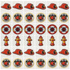 Fun Express - Firefighter Tattoos (72pc) for Birthday - Apparel Accessories - Temporary Tattoos - Regular Tattoos - Birthday - 7