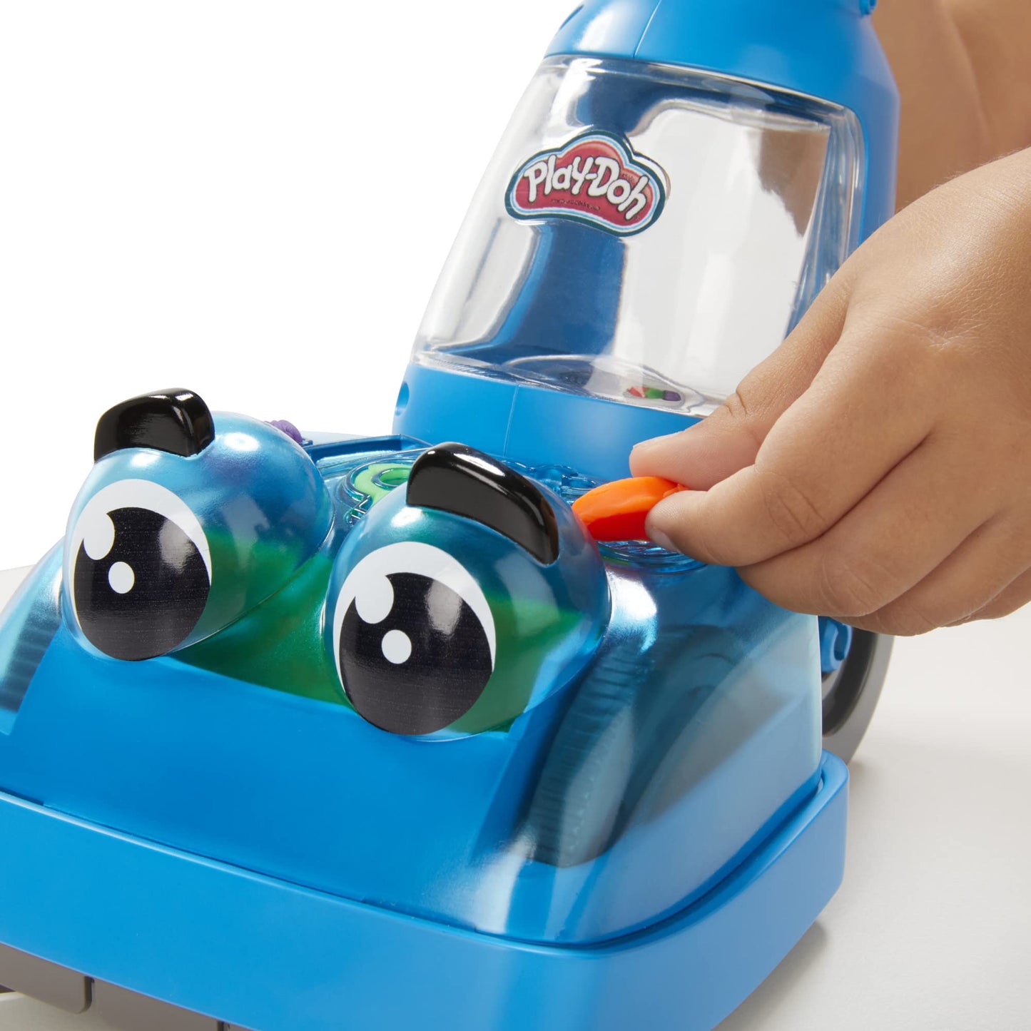 Play-Doh Zoom Vacuum and Cleanup Toy - Kids Cleaner, Small, Multicolor, Model F3642, 5 Cans Included