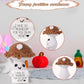 Funny Positive Mushroom, 3.94In Creative Cute Plush Knitted Wool Mushroom Doll With Inspirational Card Mushroom Crochet Encouragement Gift For Kids Teens Birthday Party Decoration