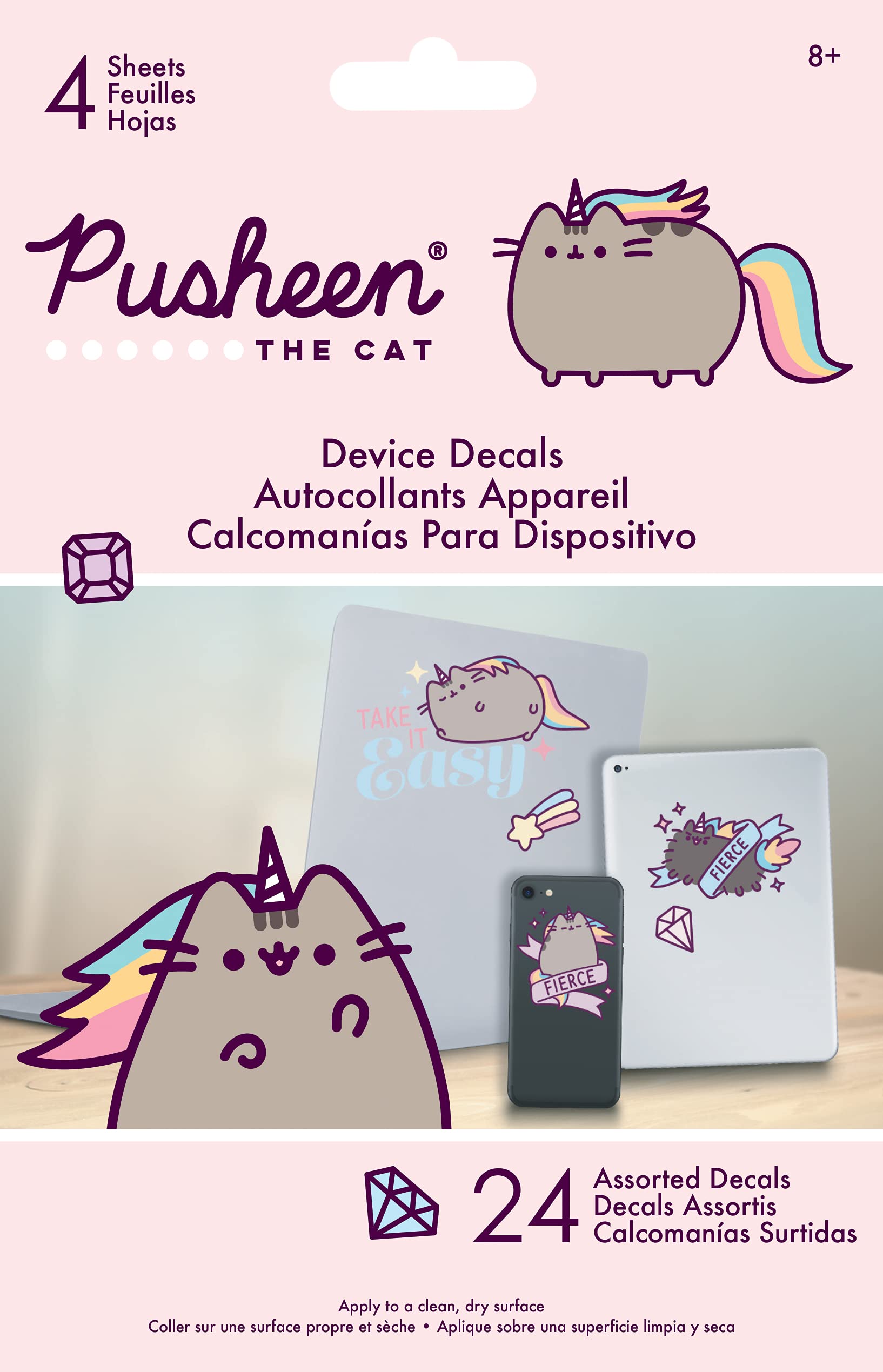Pusheen Device Decals with Foil (24-Pack)