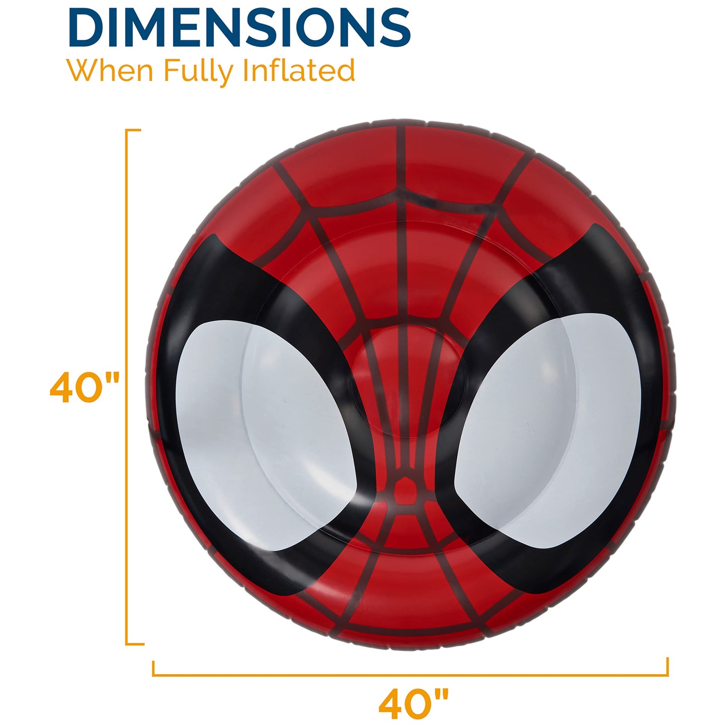 Swimways Marvel Spidey Reversible Boat, Inflatable Pool Floats & Kids Pool Toys, Swimming Pool Accessories & Beach Essentials Fo