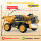 ANPABO Ride on Dump Truck, 12V Ride on Car with Remote Control, Electric Dump Bed and Extra Shovel, Ride on Construction Vehicle