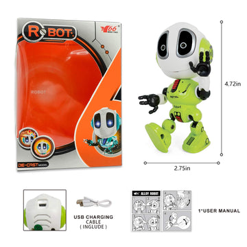 Ming Ying 66 Talking Robot For Kids Toys - Mini Robot Toys That Repeats What You Say, Robot Toys For 4 5 6 Year Old Girls And Bo