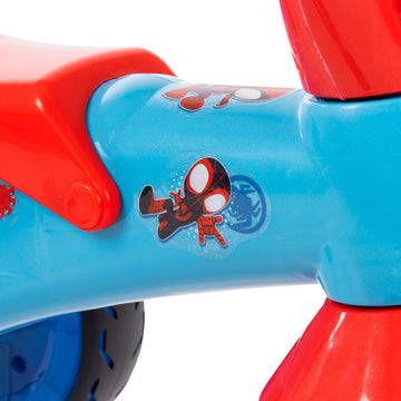 Marvel Spidey and his Amazing Friends Electro Light Trike for Boys by Huffy,Blue, Large