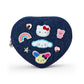 Sanrio 236462 Sanrio Characters Pouch (Denim Patch)