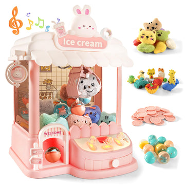 Lawnidyll Large Claw Machine For Kids & Adults, Mini Vending Machine With Fun Toys, Candy Dispenser Machine, Arcade Games Prize