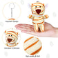 Elcoho 14 Pieces Safari Mini Jungle Animal Plush Toys Small Stuffed Forest Animals Plush Toys 5.9 Inch Keychain Decorations For Animal Themed Parties Goody Bags Filler Favors (Standing)