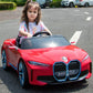 Licensed BMW Ride on Car for Kids by Bopilon 12V 7AH Electric Car for Toddlers 1-3 Power Wheels with Remote Control BMW Kids Car