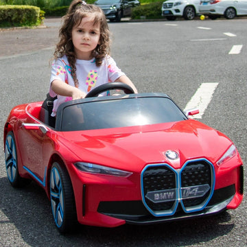 Licensed BMW Ride on Car for Kids by Bopilon 12V 7AH Electric Car for Toddlers 1-3 Power Wheels with Remote Control BMW Kids Car