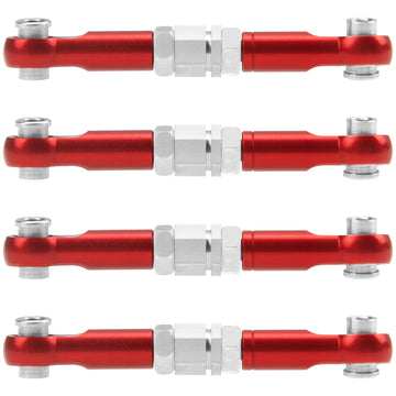 4Pcs ShareGoo Metal Steering Rod Servo Linkages Turnbuckle Compatible with Hyper Go MJX 16207 16208 16209 16210 H16BM H16GT H16D