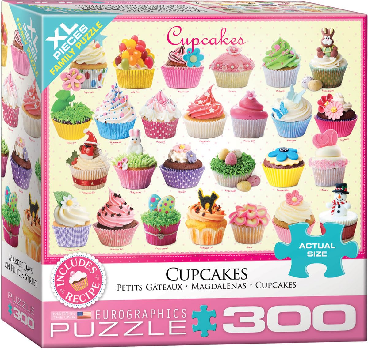 Cupcakes Puzzle, 300-Piece