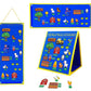 Foldable Felt Board For Toddlers Flannel Board Stories For Preschool Early Learning Interactive Storytelling Freestanding Felt S