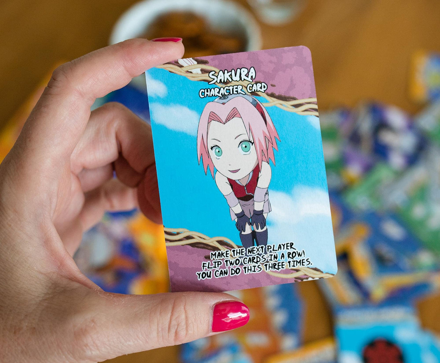 Naruto: Shippuden The Ramen Card Game, 2-6 Players | Fun Party Board Game Challenge, Family Friendly Group Activity | Official A