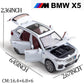 Erbadihago Toy Cars Compatible For Bmw X5 1/32 Metal Model Car Toys With Light And Sound Pull Back Collectible Model For Childre