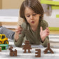 Yujhitp 100 Piece Brown Bricks Bulk, Brown 2X4 Building Bricks Flat, Compatible With Lego Parts And Pieces: 2X4 Brown Bricks(Col