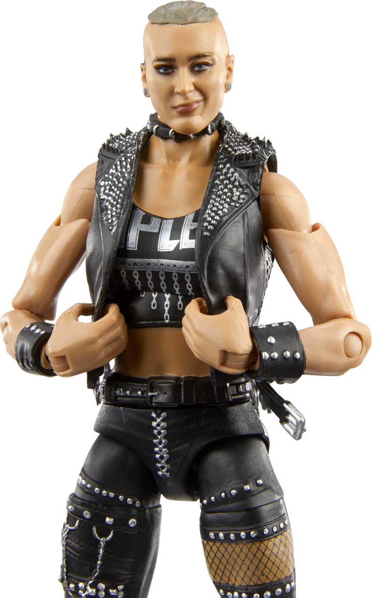 Wwe Rhea Ripley Elite Collection Action Figure, 6-In/15.24-Cm Posable Collectible Gift For Wwe Fans Ages 8 Years Old & Up