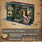 Lannso DIY Dollhouse Miniature Kit, Magic Wand Shop, Wooden, F32, One Size, Dust Proof Cover