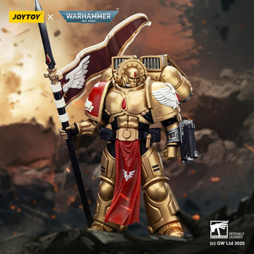 malt-inspiredISE JOYTOY 1/18 Action Figures - Warhammer 40 000 Blood Angels Sanguinary Guard 3 with Angelus Boltgun and Encarmine Spear - 5 Highly Posable Collectible Model Ages 15+