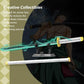 HIGH GODO Anime Cosplay decorative replica blades Building Set  806 Piece One White Ichimonji Yamato decorative replica blade  39IN Roronoa Zoro Katana with Scabbard and Bracket for mature-themeds and Kid 8+ (Luminous)