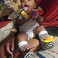 Garden Bug Baby Rattle Socks & Wrist Rattles Set