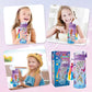 GZCY Mermaid Water Bottle Kit for Girls, DIY Diamond Painting Arts & Crafts, 600ml, Purple, Perfect Birthday Gift for Ages 3-10