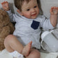 Pinky Reborn 24 Inch Reborn Toddler Baby Doll Boys Realistic Soft Silicone Newborn Babies Dolls Gift Set For Kids Age 3+