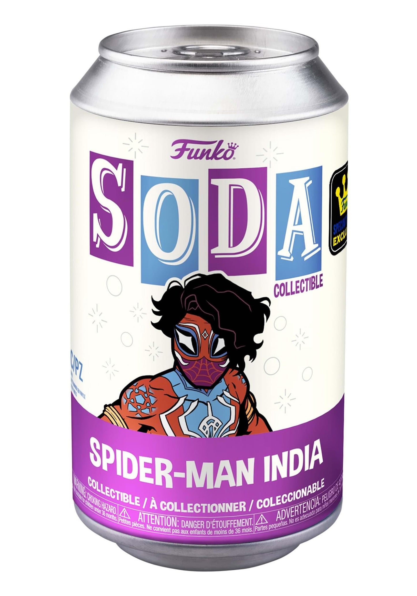Funko Vinyl Soda: Spider-Man: Across The Spider-Verse - Spider-Man India (Styles May Vary)