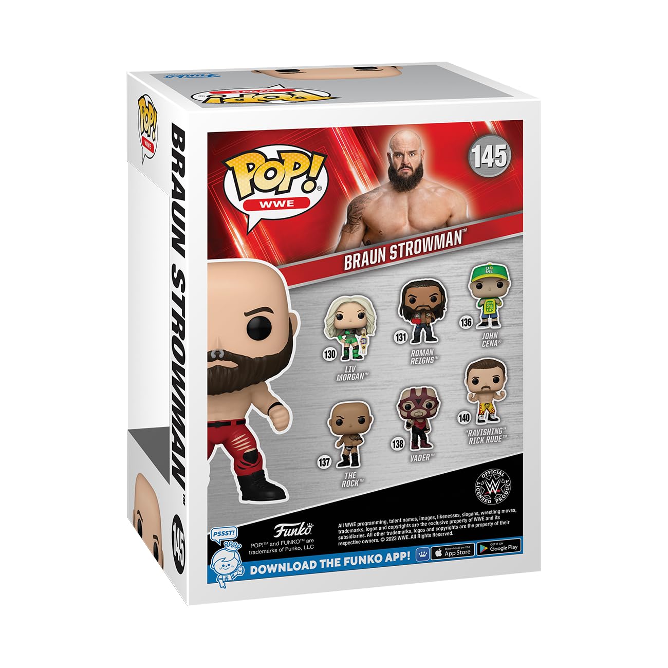 Funko Pop! Wwe: Braun Strowman - Collectable Vinyl Figure - Gift Idea - Official Merchandise - For Kids & Adults - Sports Fans - Model Figure For Collectors And Display