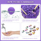Hitish Mermaid Dig Kit, 12 Surprise Mermaid Discover, Great Science Stem Toys Mining Set, Party Favor Geology Gifts For Kids, Ag