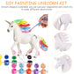Toddmomy Paint Your Unicorn DIY Painting Kit - Decorate and Draw 3D Toys for Kids - Art and Craft Set