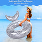 Moko Inflatable Swimming Ring With Handles For Adults, Swimming Tube Cute Pool Float Tube Decorations Swim Tubes Outdoor Pool Be
