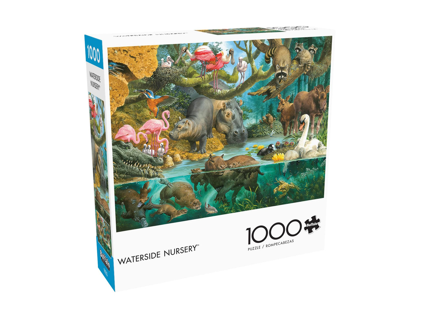 Buffalo Games - John Francis - Waterside Nursery - 1000 Piece Jigsaw Puzzle For Adults -Challenging Puzzle Perfect For Game Nights - Finished Size Is 26.75 X 19.75