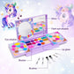 Tomons Kids Makeup Kit for Girl Princess Real Washable Cosmetic Toy Beauty Set with Mirror - Non Toxic, Birthday Toys Gift for 3