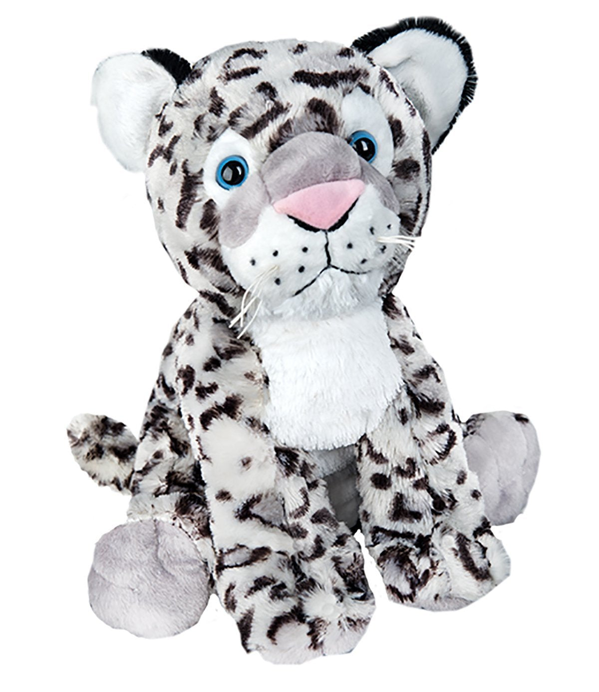 Stuffems Toy Shop Record Your Own Plush 16 Inch Snow Leopard - Ready To Love In A Few Easy Steps