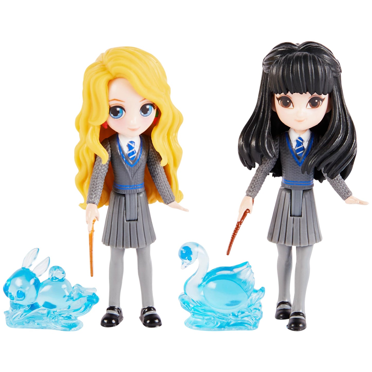 Wizarding World Harry Potter  Magical Minis Luna Lovegood and Cho Chang Patronus Friendship Set with 2 Creatures  Kids Toys for Ages 5 and up