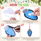 Funrous 32 Set Christmas C9 Lights Suncatchers Crafts Kit Xmas Colorful Light Bulbs Craft Tissue Paper Sign DIY Hanging Ornament