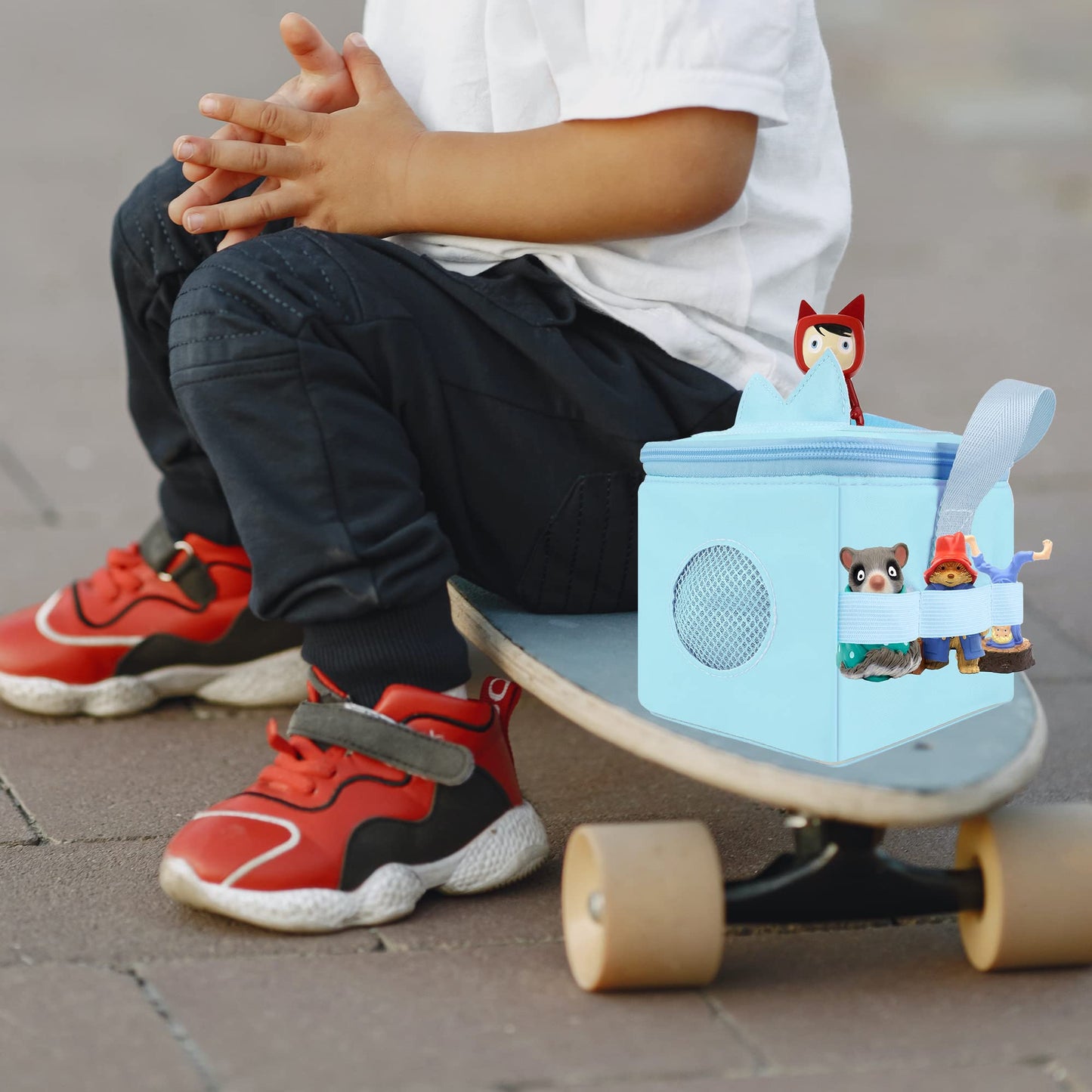 Annmore Carrying Case For Toniesbox And Tonies Figures, With Cover For Tonies Ears, Use For Tonies Characters Transport And Stor