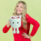 AULUDA Latte Plush Toy  30 cm Stuffed Coffee Mug Plushie Pillow Doll  Soft Cup Fluffy Friend  Hugging Cushion - Present for Every Age (Latte)