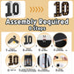 Imprsv 3Ft Black 10Th-Birthday Decorations Numbers: 10Th Birthday Party Anniversary Decorations Large Light Up Numbers 10 For Gi