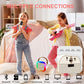 Mini Karaoke Machine For Kids,Portable Bluetooth Speaker With Wireless Karaoke Microphone,Music Toys Christmas Birthday Gifts Fo