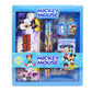 Asera Mickey Mouse Stationery Gift Pack for Kids  Pencil Box, 2 Pencils, Ruler, Sharpener, Eraser & 6 Crayons | Birthday Return